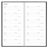 Letts 2026 Agenda - Weekly, Slim Principal Black