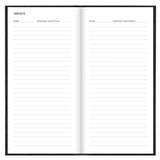 Letts 2026 Agenda - Weekly, Slim Principal Black