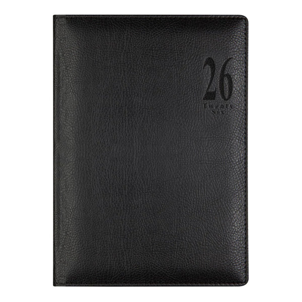 Letts 2026 Agenda - Weekly, A5 Milano Black
