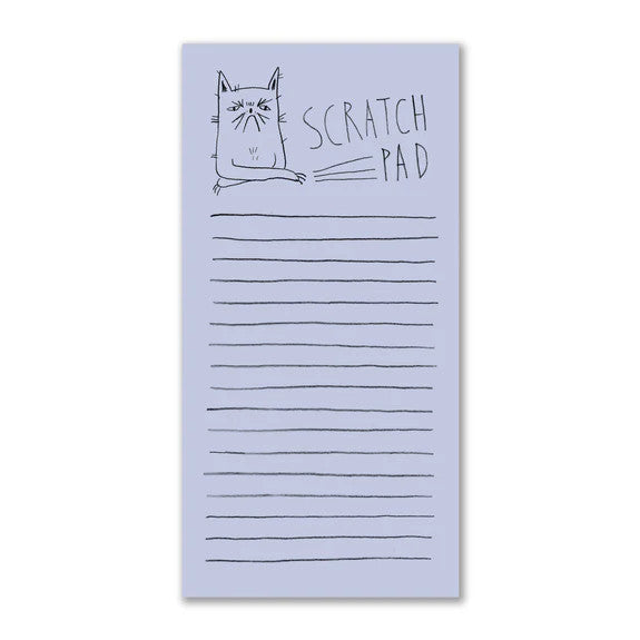 Badger & Burke Notepad, Lined - Snitty Kitty Scratch Pad