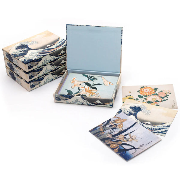 Pomegranate Notecards 16pk Katsushika Hokusai Assortment