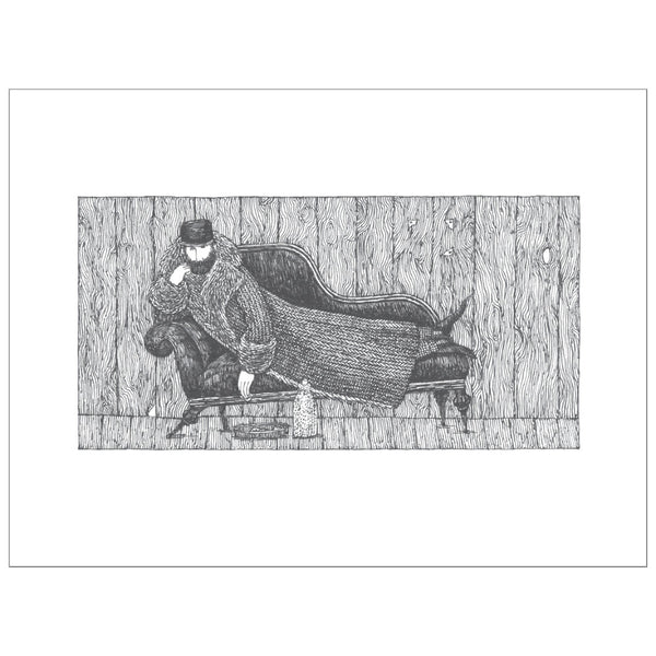 Pomegranate Notecards 16pk Edward Gorey: The Fraught Settee Assortment