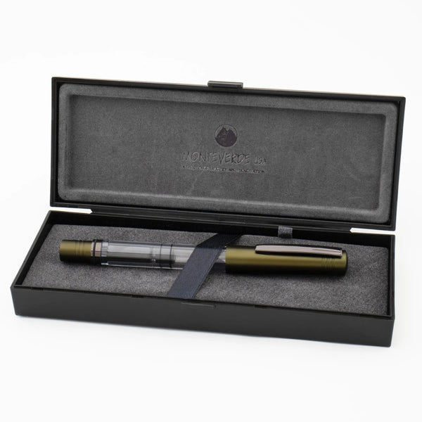 Monteverde MP1 Fountain Pen, Fine Nib - Olive Green