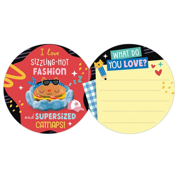 Make Believe Ideas Snackettes Missy Purrger Plush Book