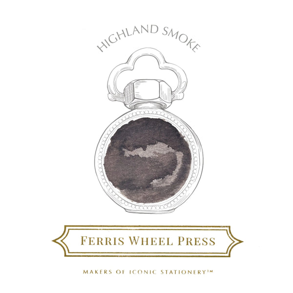 Ferris Wheel Press Bottled Ink - 38ml Highland Smoke