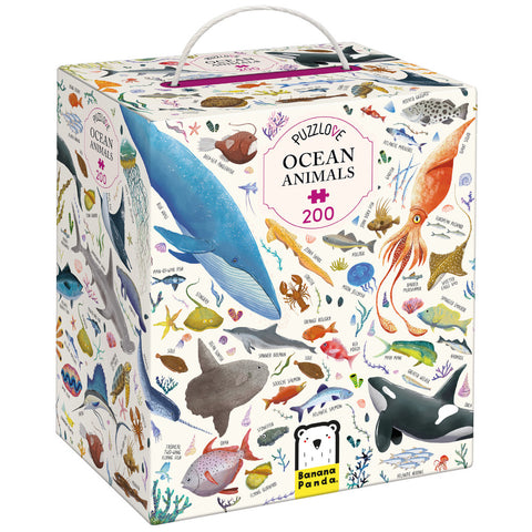 Banana Panda Puzzlove 200pc Puzzle - Ocean Animals