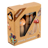 Ganz French Knitting Kit - Wooden Mushrooms, Assorted