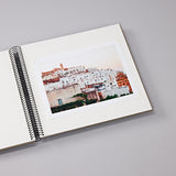 Semikolon Spiral Economy Album Medium - Orange, Cream Pages