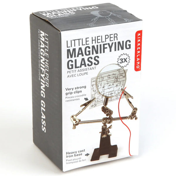 Kikkerland Little Helper Magnifying Glass with Weighted Base