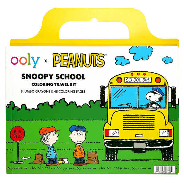 Ooly x Peanuts Snoopy School Colouring Travel Kit & Crayons