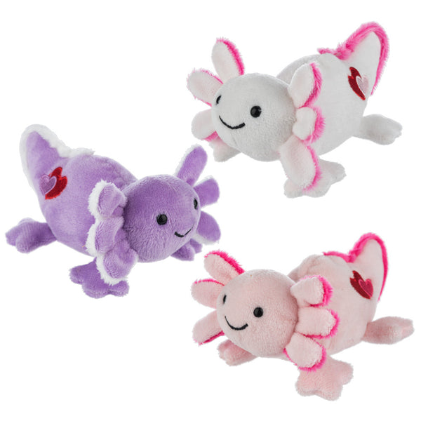 Ganz Lovable Li'l Axton Axolotl Plush Toy, Assorted