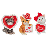 Ganz My Furry Valentine Cat Figurine - Assorted