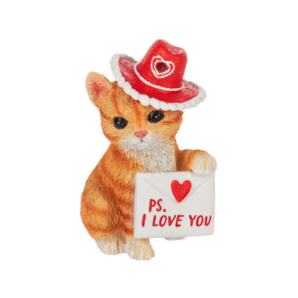 Ganz My Furry Valentine Cat Figurine - Assorted