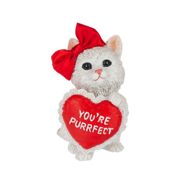 Ganz My Furry Valentine Cat Figurine - Assorted
