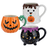 Ganz Spooky Halloween Mugs, Assorted