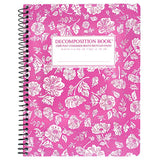Decomposition Notebook, Coilbound - Marshmallow Flower