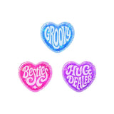 Schylling NeeDoh Teenie Sparkle Squeeze Hearts 3pk Assorted