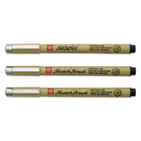 Sakura Pigma Micron Fine Line Pen 3pk Brush Pen Set