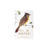 Field Notes Notebook 3pk, Lined: Trees & Birds of North America: Pack C