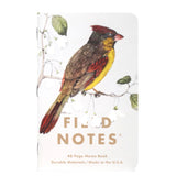 Field Notes Notebook 3pk, Lined: Trees & Birds of North America: Pack C