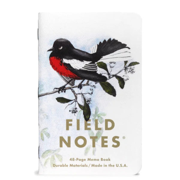 Field Notes Notebook 3pk, Lined: Trees & Birds of North America: Pack C