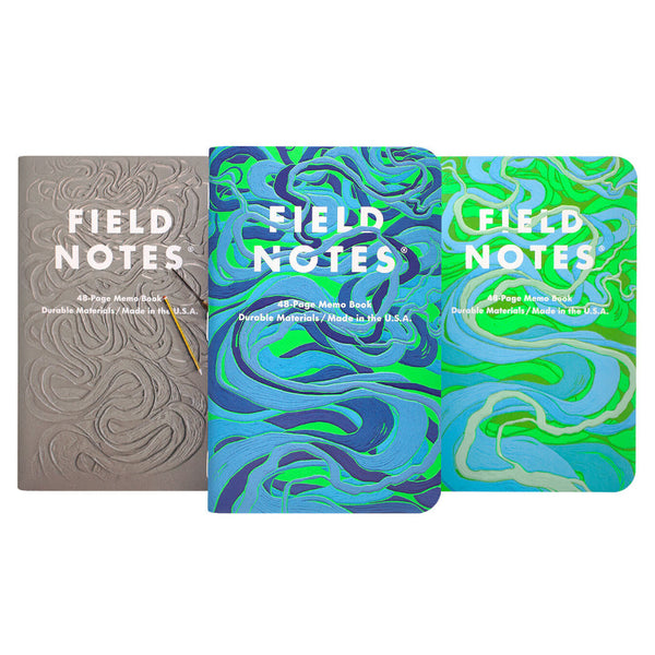 Field Notes Is A River Alive? Memo Books 3pk Grid, Limited Edition