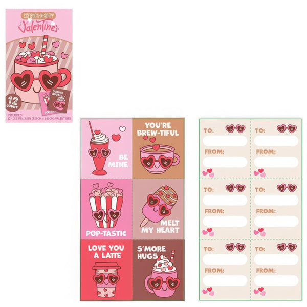 CTG From The Heart Valentines Cards 12pk Scratch-N-Sniff, Assorted