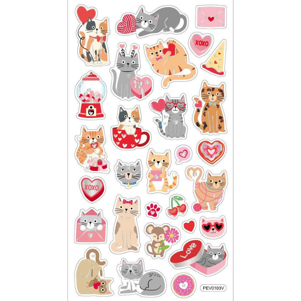 CTG From the Heart Valentines Pop-Up Stickers - Pets, Assorted