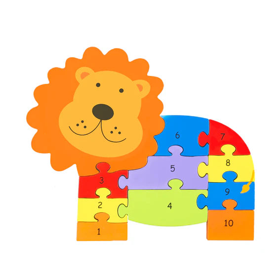 Orange Tree Toys Wooden Puzzle 11pc Lion