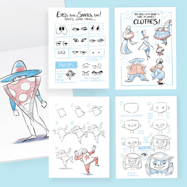 Tiger Tribe Drawing People Kit