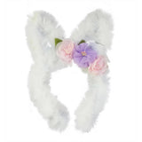 CTG Easter Plush & Floral Bunny Ear Headband, Assorted