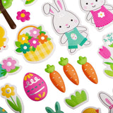CTG Easter Treasures Foiled Pop-Up Stickers - Bunnies & Chicks, Assorted