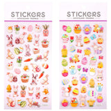 CTG Easter Treasures Puffy Stickers - Bunnies & Chicks, Assorted