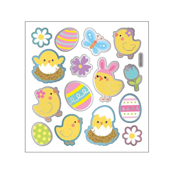 CTG Easter Treasures Sticker Value Pack - Bunnies & Chicks, Assorted