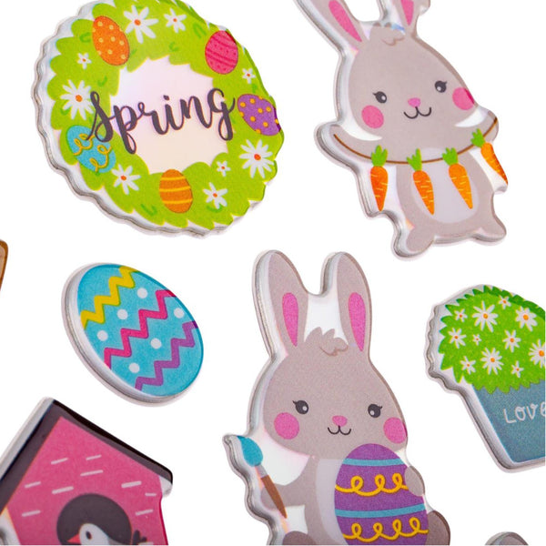 CTG Easter Treasures Sticker Value Pack - Bunnies & Chicks, Assorted