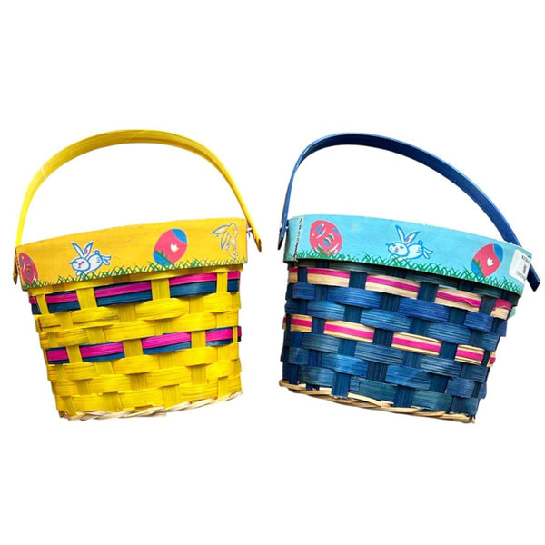 CTG Easter Treasures Woven Bamboo Basket - Assorted