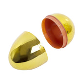CTG Easter XL Metallic Gold Plastic Egg