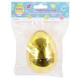 CTG Easter XL Metallic Gold Plastic Egg