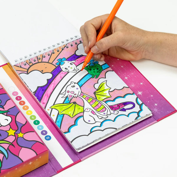 Tiger Tribe Colour By Numbers - Unicorn Dreaming