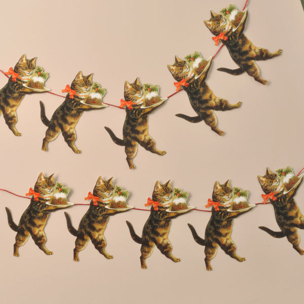 Mamelok Die-Cut Garland - Christmas Cat