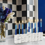 Rite Lite Chanukah Honeycomb Beeswax Candles 45pk Blue 2 Tone