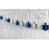 Rite Lite Chanukah 3D Glitter Garland 9ft Silver & Blue Dreidels