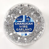 Rite Lite Chanukah Wire Garland 22ft Silver Dreidels