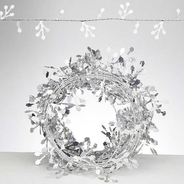Rite Lite Chanukah Wire Garland 22ft Silver Dreidels