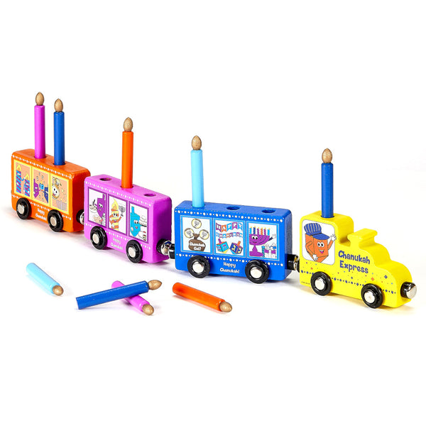 Rite Lite My Play Wood Train Toy Menorah