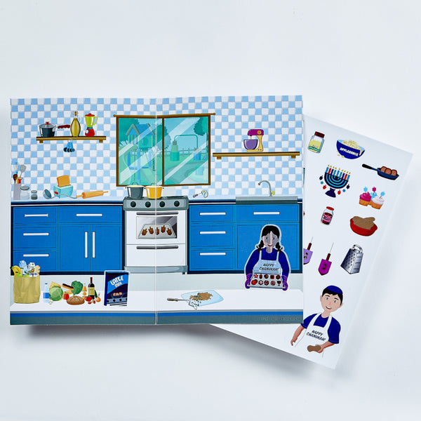 Rite Lite Chanukah Reusable Sticker Scenes