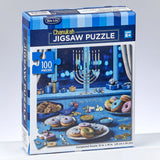 Rite Lite Puzzle 100pc - Chanukah Scene