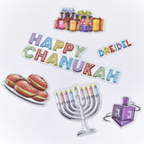 Rite Lite Chanukah 3D Metallic Stickers