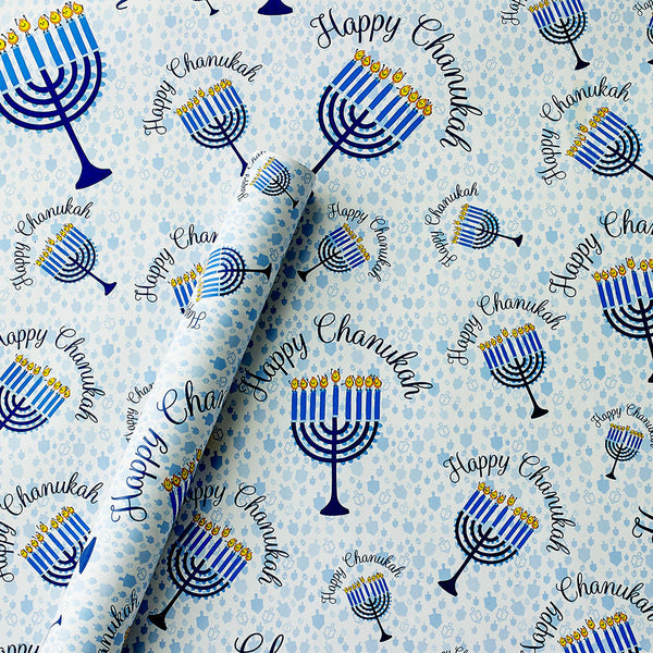 Rite Lite Chanukah Gift Wrapping Paper Rolls, Assorted