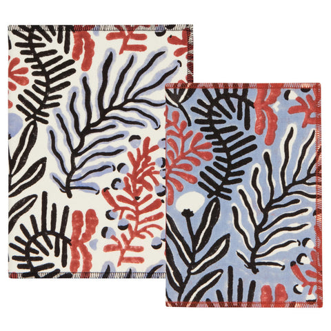 Danica Studio Cotton Cover Notebooks Set of 2 - Block Print, Entwine